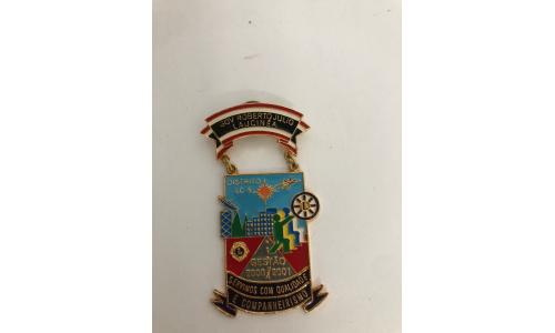Pin Lions Club Gest�o 2000/2001